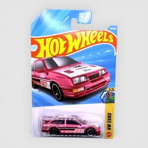 Hot Wheels Super Treasure Hunt 87 Ford Sierra Cosworth Pink STH HW Euro 116/250